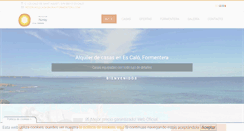 Desktop Screenshot of casasnorayformentera.com